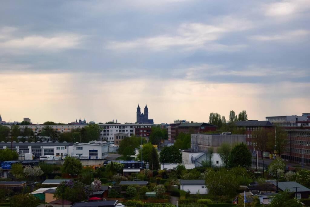 Md-5 Stadtfeld Beimsstrasse 81 - Appartement Domblick - Parkplatz - Balkon - 2Einzelbetten - Schlafsofa Magdeburg Eksteriør billede